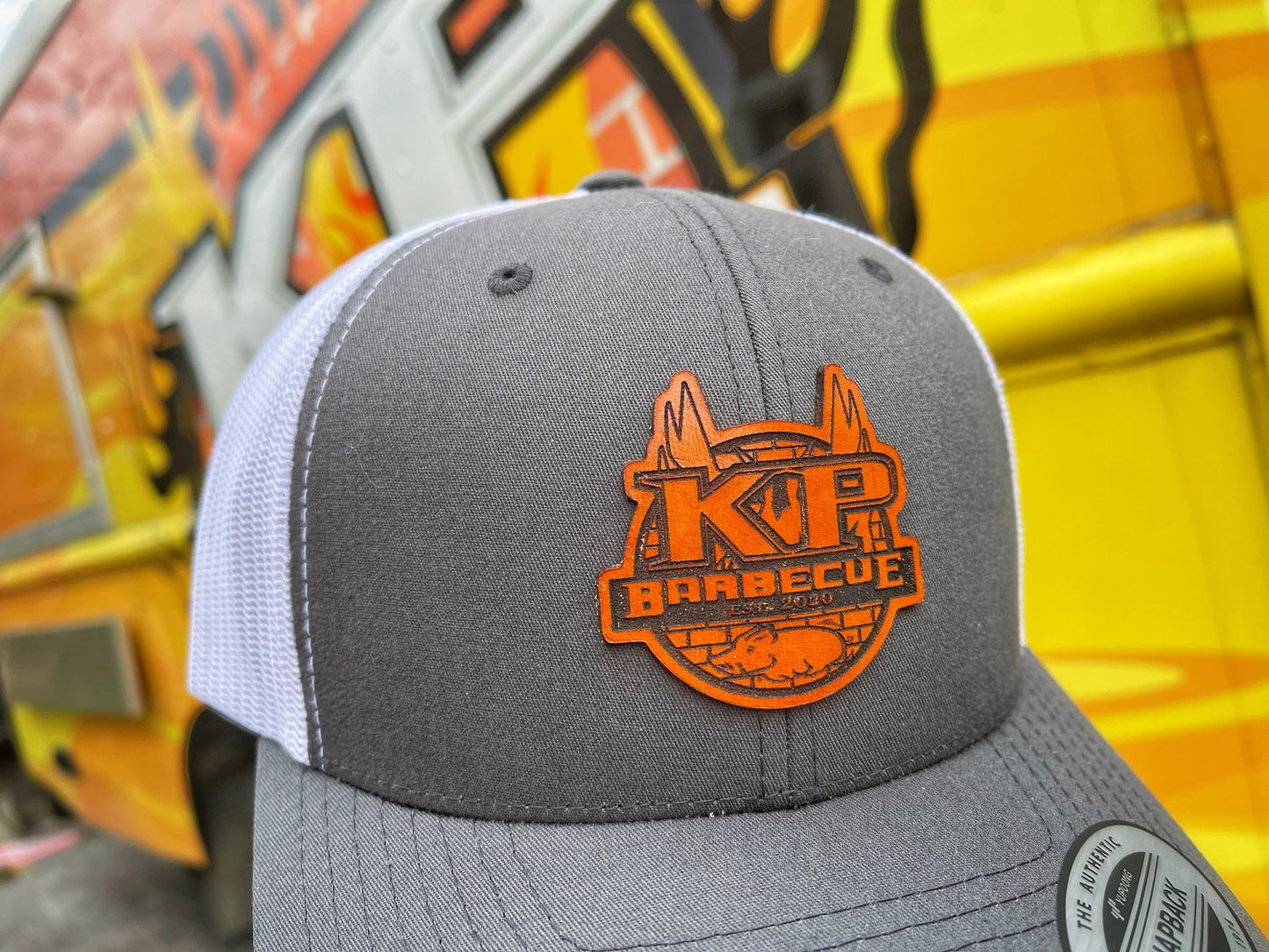 Custom Artwork Leather Patch Hats - Appalachian Craftsman LLC