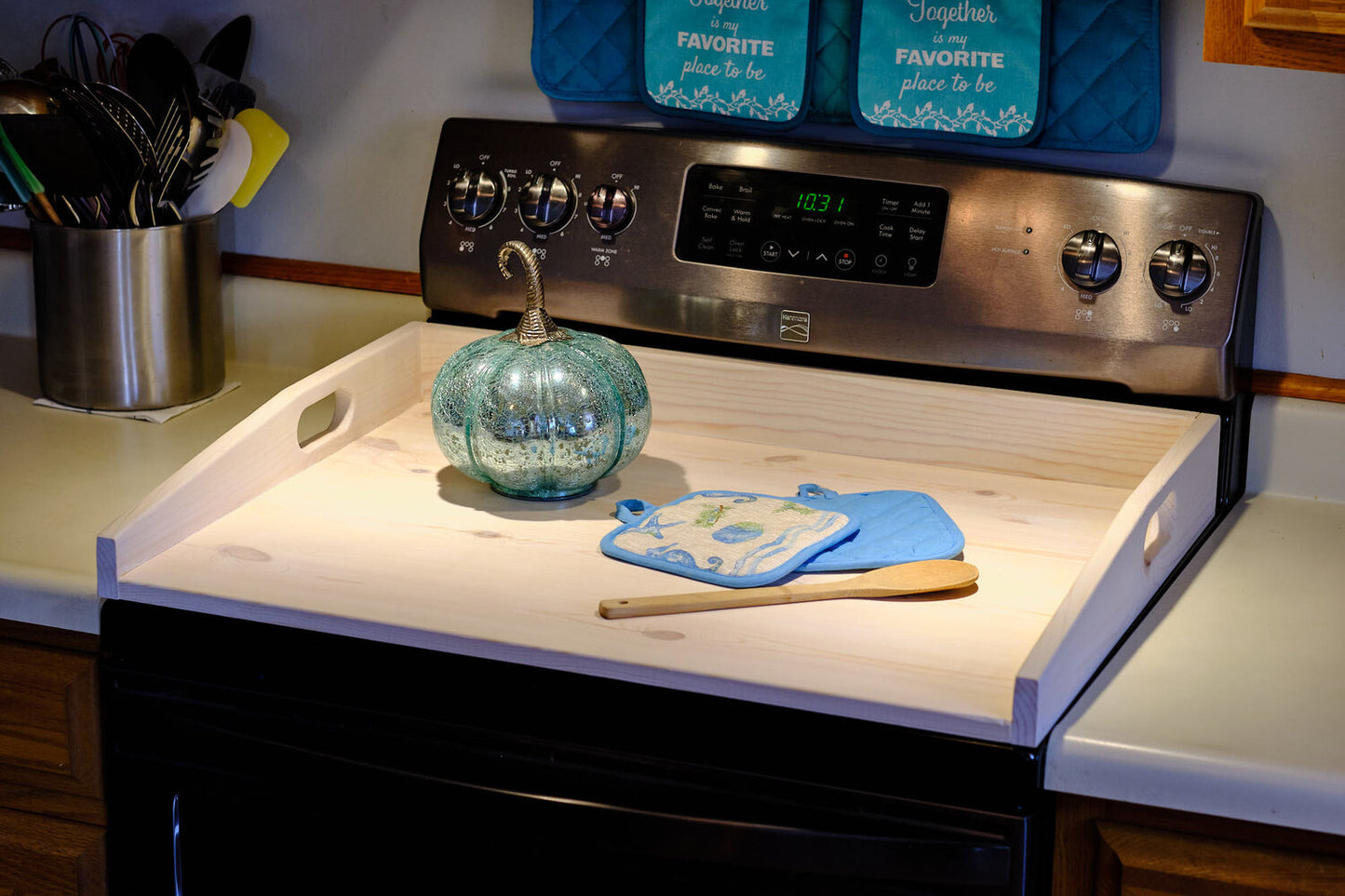 Craftsman Style Stove Cover / Noodle/ Dough Boards (Decorative) - Appalachian Craftsman LLC