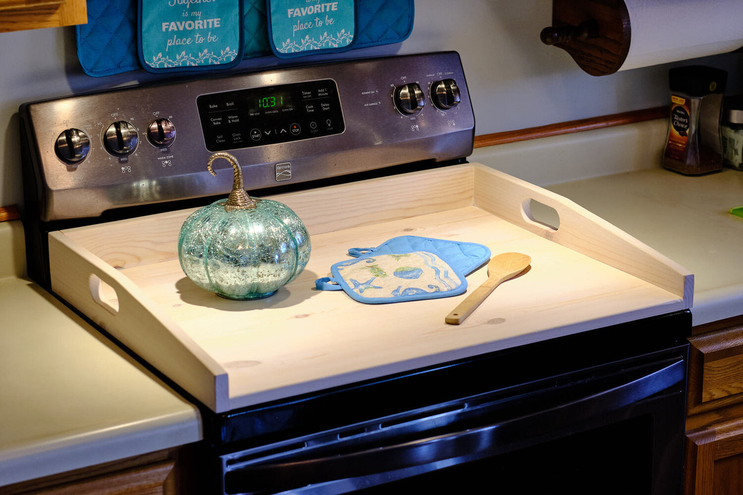 Craftsman Style Stove Cover / Noodle/ Dough Boards (Decorative) - Appalachian Craftsman LLC