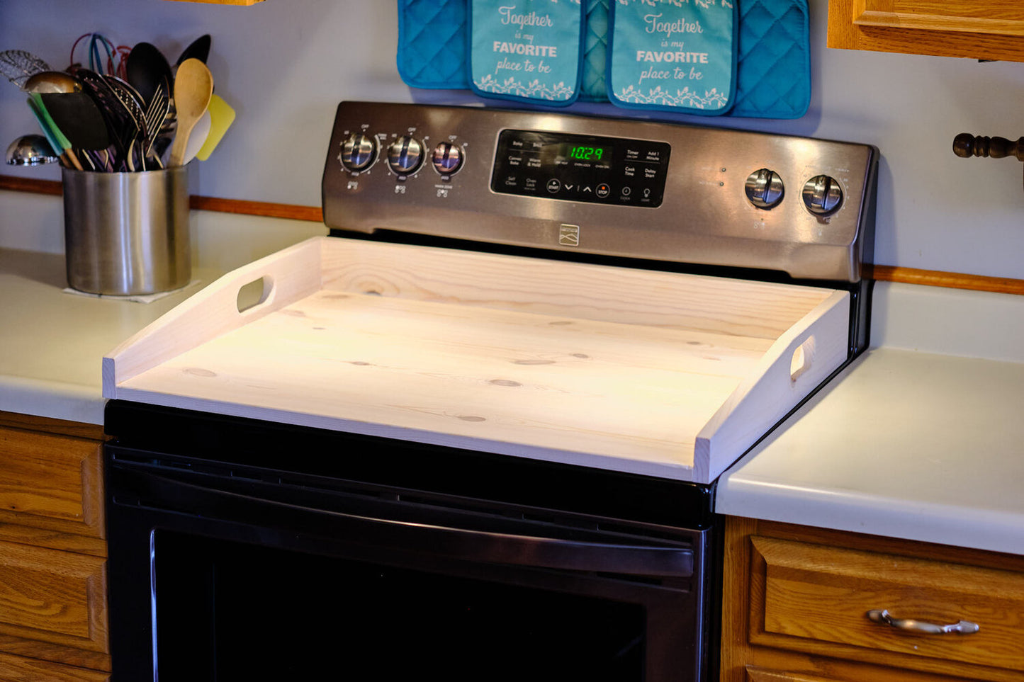 Craftsman Style Stove Cover / Noodle/ Dough Boards (Decorative) - Appalachian Craftsman LLC