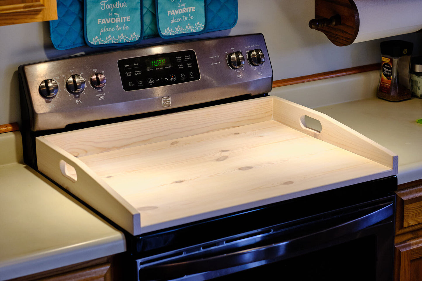 Craftsman Style Stove Cover / Noodle/ Dough Boards (Decorative) - Appalachian Craftsman LLC
