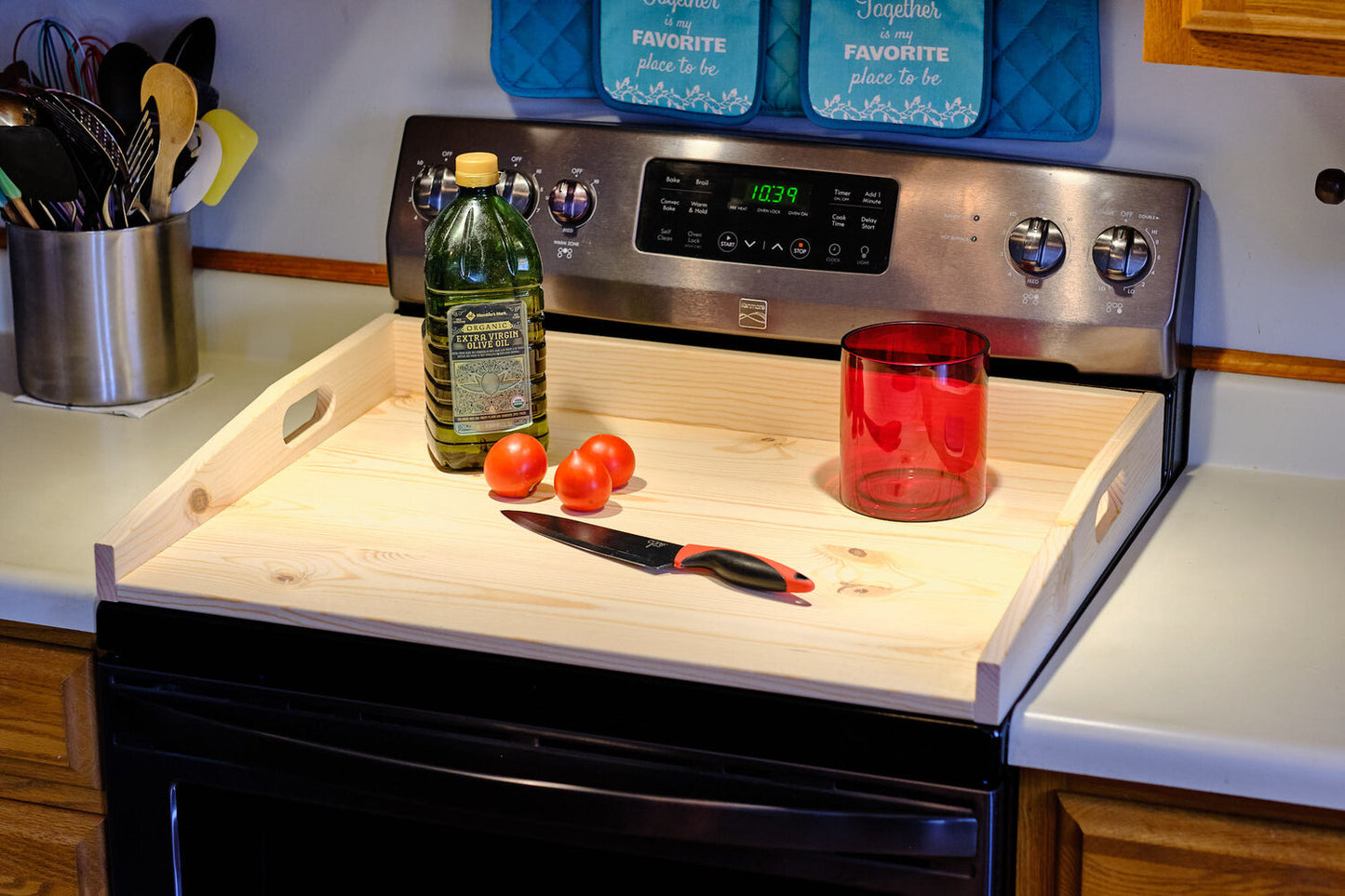 Craftsman Style Stove Cover / Noodle/ Dough Boards (Decorative) - Appalachian Craftsman LLC