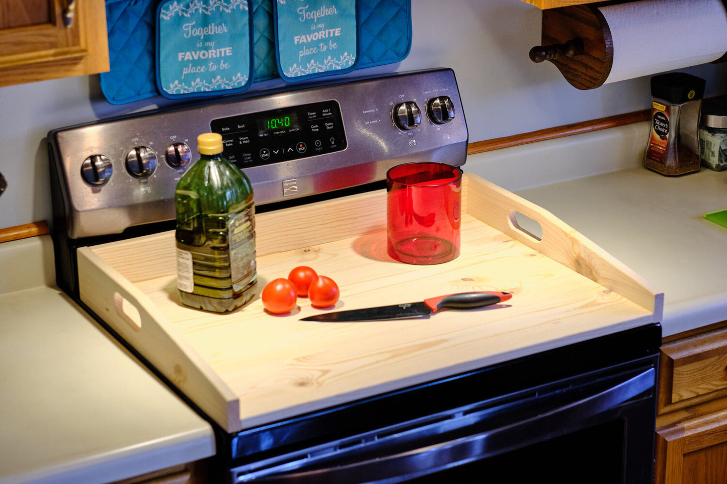 Craftsman Style Stove Cover / Noodle/ Dough Boards (Decorative) - Appalachian Craftsman LLC
