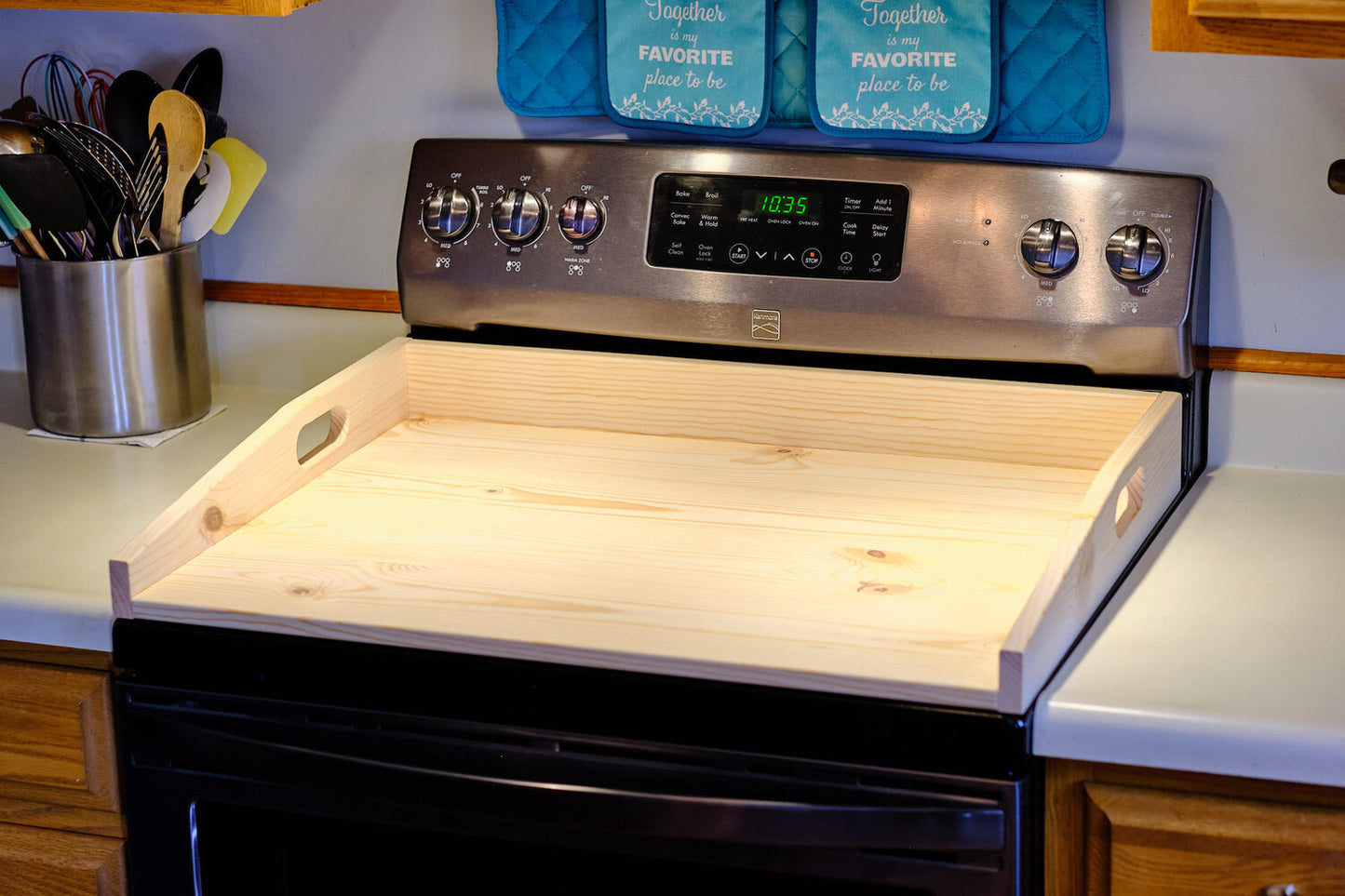 Craftsman Style Stove Cover / Noodle/ Dough Boards (Decorative) - Appalachian Craftsman LLC