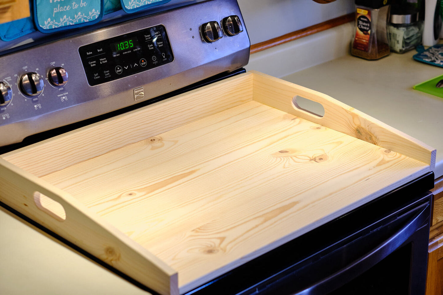 Craftsman Style Stove Cover / Noodle/ Dough Boards (Decorative) - Appalachian Craftsman LLC