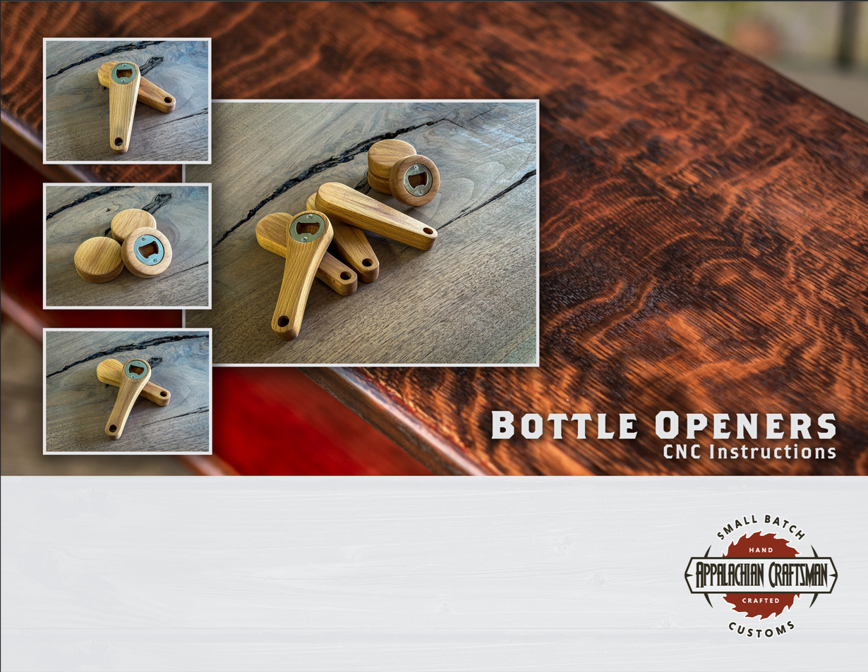 Bottle Openers CNC Cutting File - Appalachian Craftsman LLC