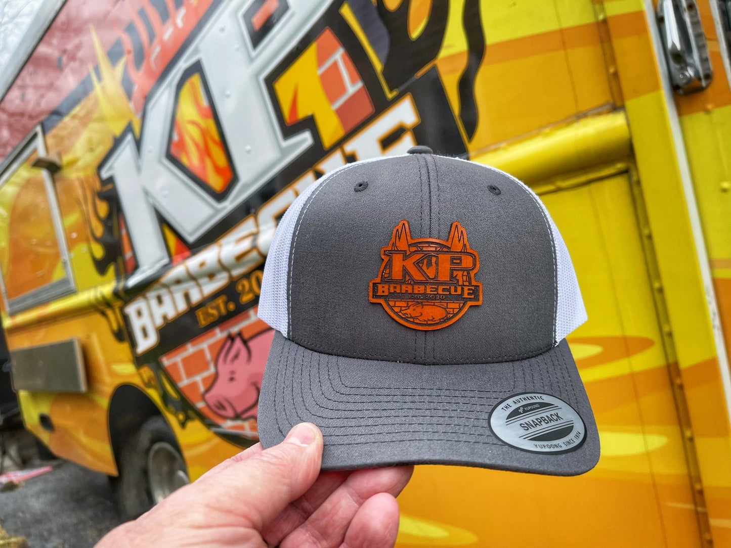 Custom Artwork Leather Patch Hats - Appalachian Craftsman LLC
