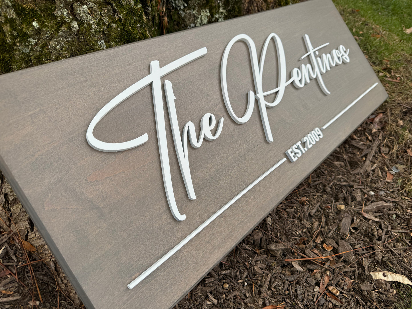 Rustic Pine Name Sign - Appalachian Craftsman LLC