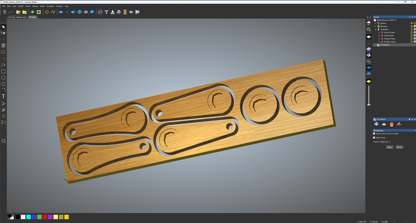 Bottle Openers CNC Cutting File - Appalachian Craftsman LLC