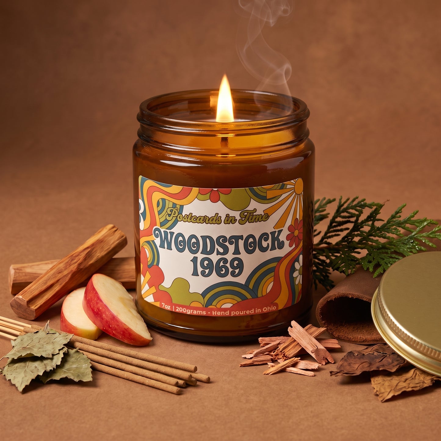 Woodstock 1969 - Limited Edition Soy & Beeswax Candle