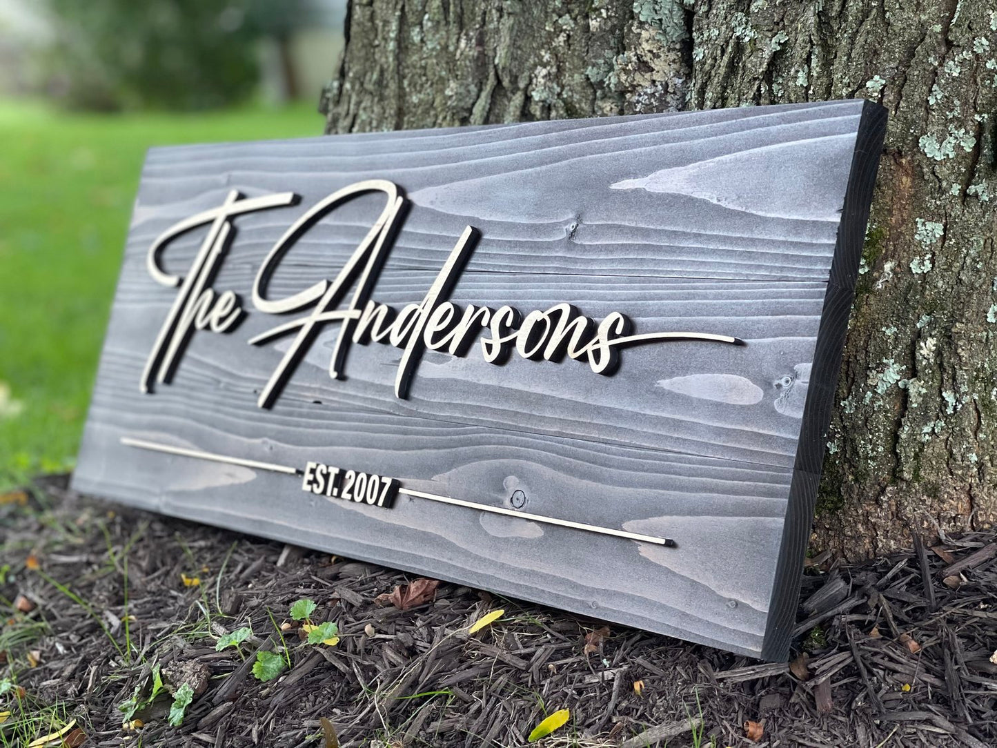 Personalized Wood Name Sign - Appalachian Craftsman LLC