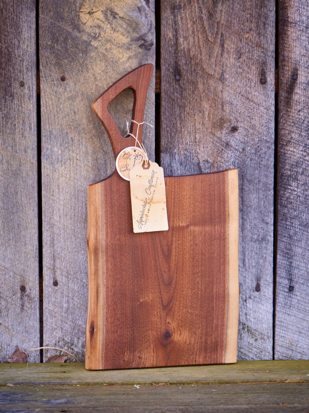 Live Edge Charcuterie Board - Cheese Board - good Walnut Board - Serving Board