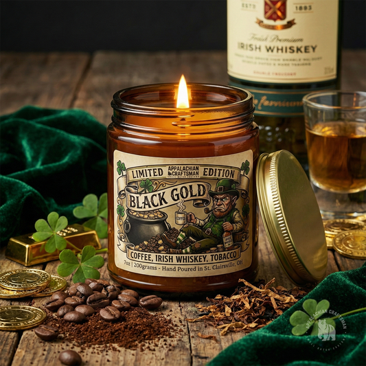 "Black Gold" - Limited Edition Candle | St. Patrick's Day | St. Paddy's Day