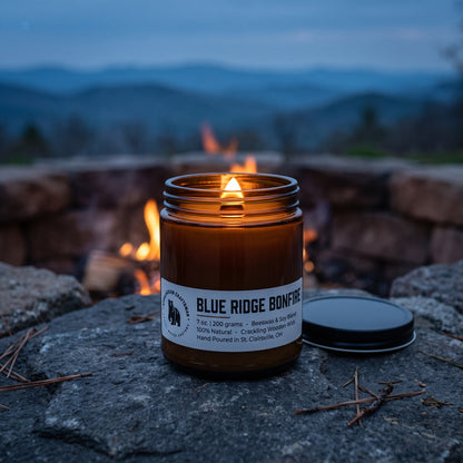 The Homestead Collection - Hand-Poured Wooden Wick Candle | Beeswax & Soy | 19 Fragrances