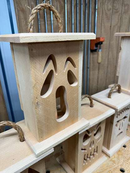 Cedar Halloween Lanterns - Appalachian Craftsman LLC