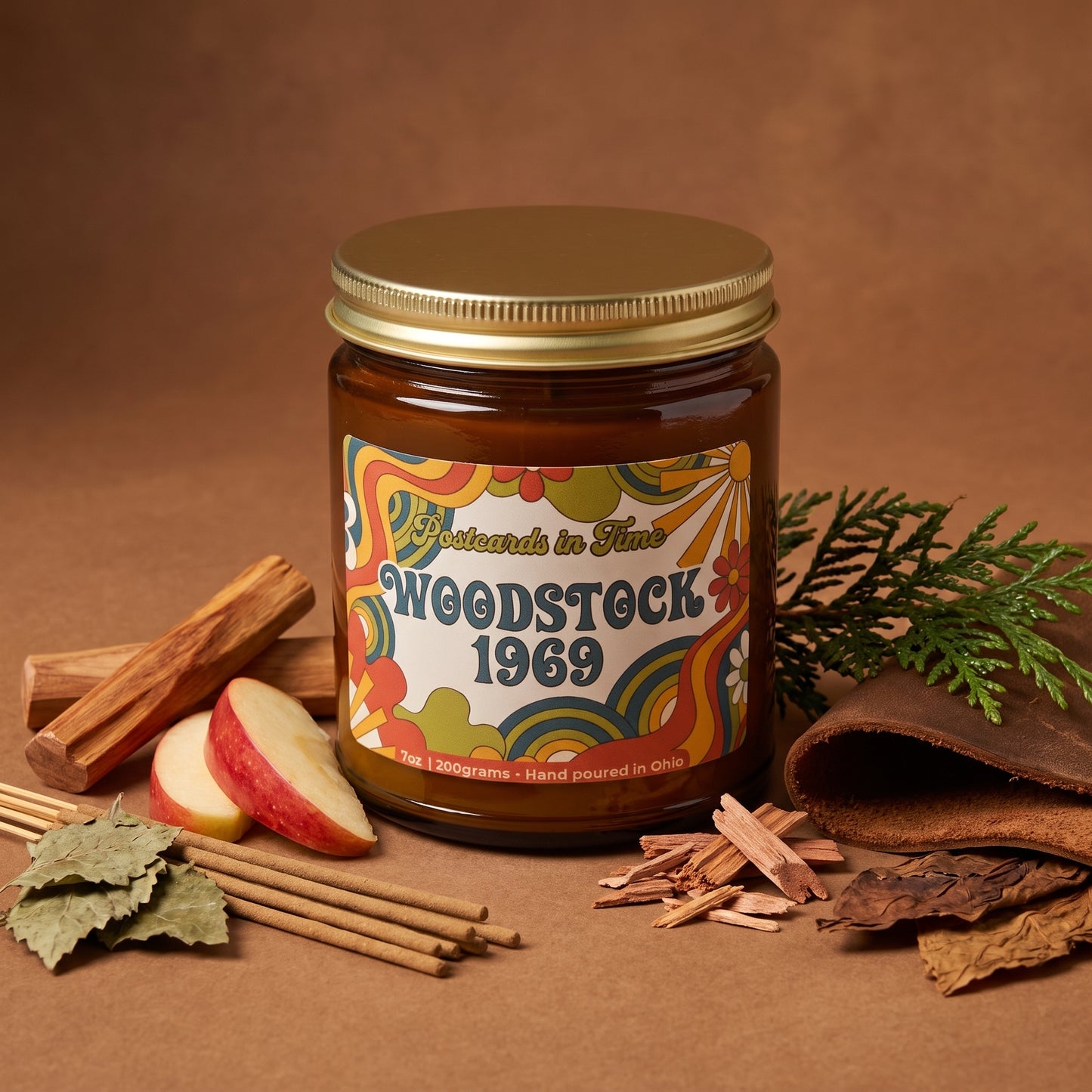 Woodstock 1969 - Limited Edition Soy & Beeswax Candle