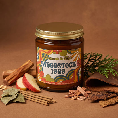 Woodstock 1969 - Limited Edition Soy & Beeswax Candle